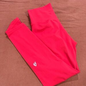 P'tula Vibrant Pink High-Waist Active Leggings